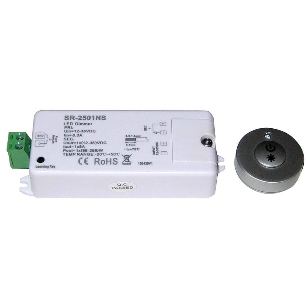 Lunasea Lighting Qualifies for Free Shipping Lunasea Remote Dimming Kit Receiver & Button Remote #LLB-45RU-91-K1