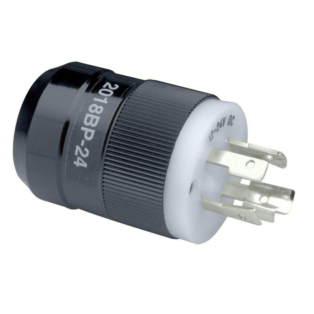 Marinco Recreational Group Qualifies for Free Shipping Marinco 24v Black Charger Bass Plug #2018BP-24