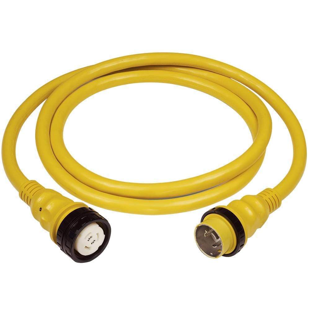 Marinco Recreational Group Qualifies for Free Shipping Marinco 50a 125/250v Shore Power Cable 25' Yellow #6152SPP-25