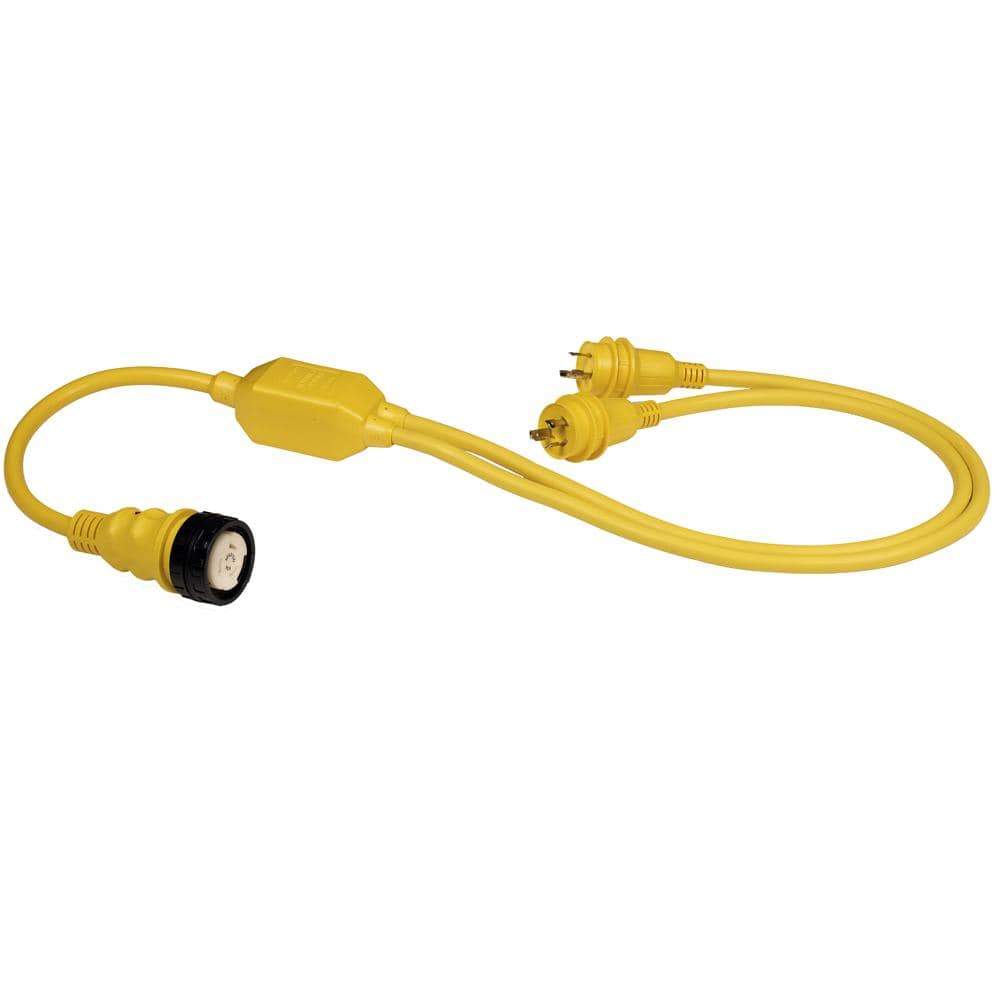 Marinco Recreational Group Qualifies for Free Shipping Marinco 50a Female to 2 30a Male Reverse Y-Cable #RY504-2-30
