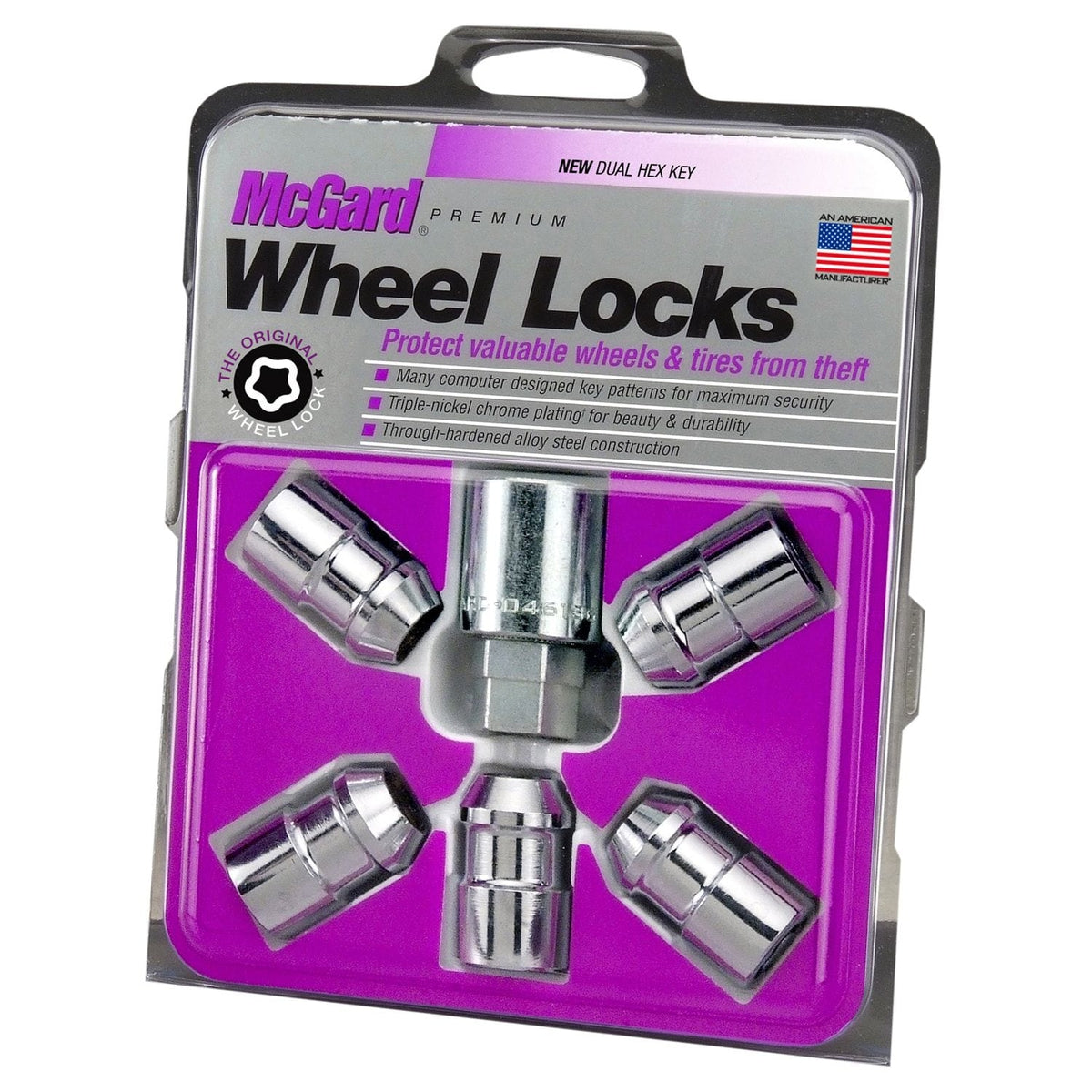 McGard Qualifies for Free Shipping McGard Wheel Lock 1/2-20 Chrome 5-pk #24538