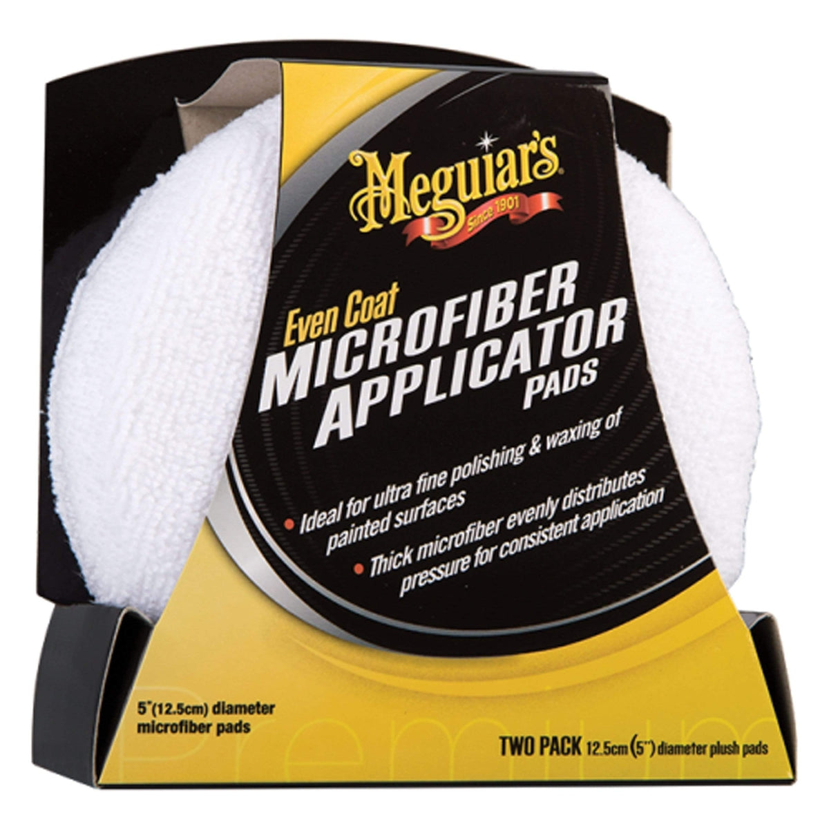Meguiar's Even Coat Microfiber Applicator Pads-pk of 2 #X3080