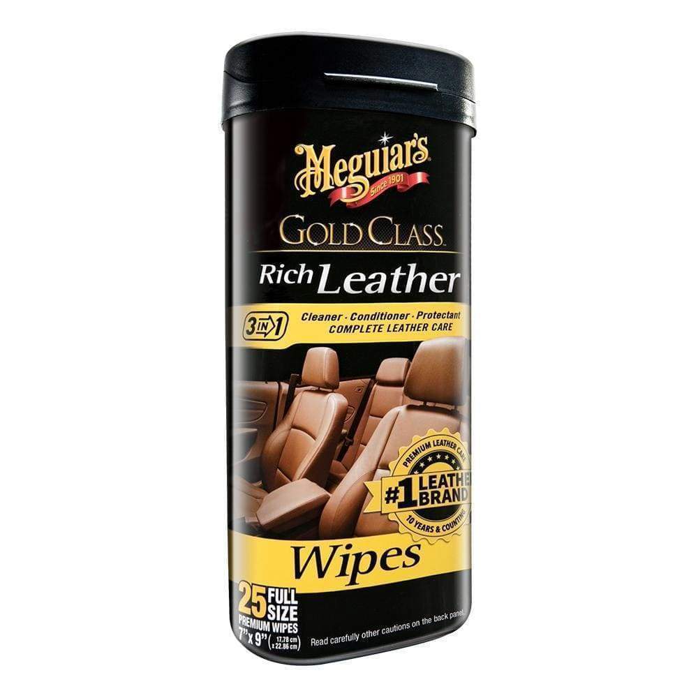 Meguiar's Qualifies for Free Shipping Meguiar's Gold Class Leather Wipes 25-pk #G10900