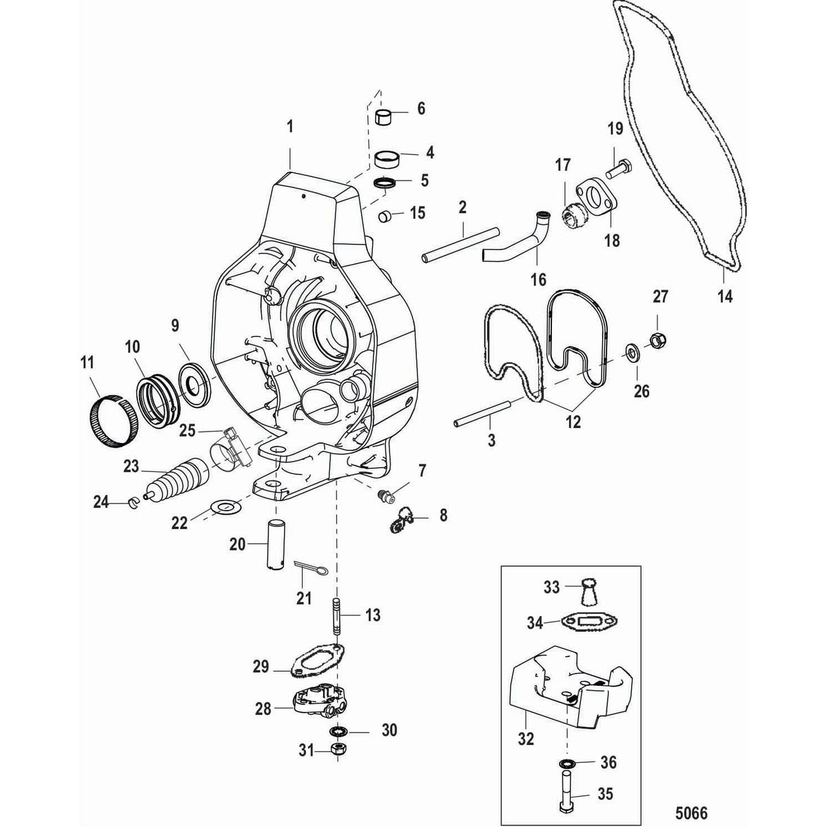 Mercury Marine Qualifies for Free Shipping Mercury Bushing #23-816599 1