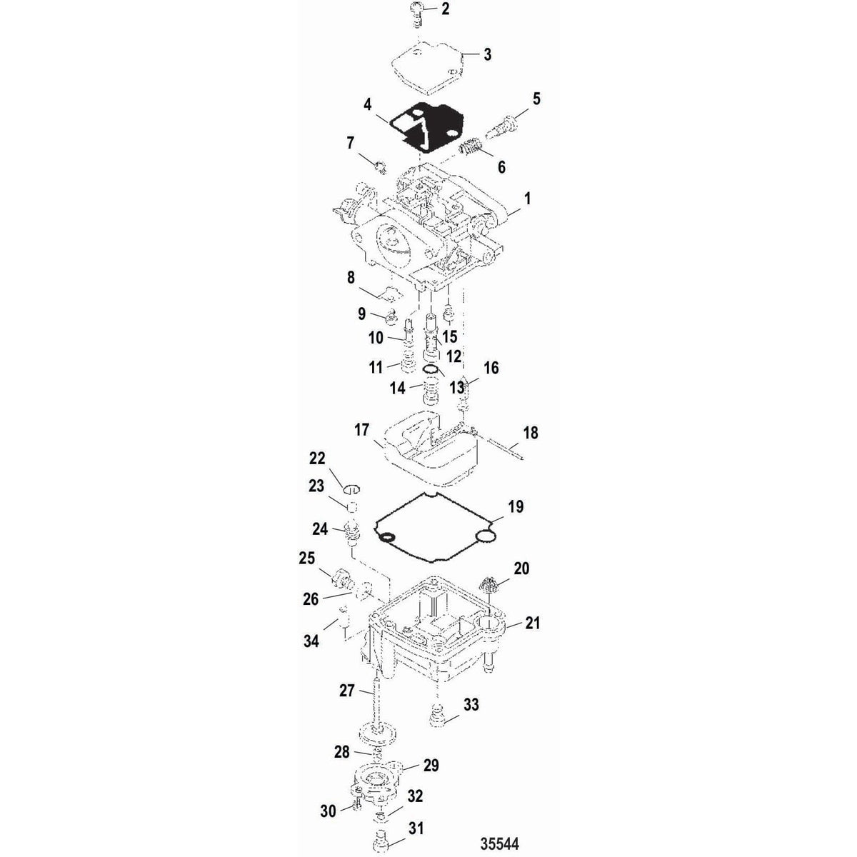 Mercury Marine Qualifies for Free Shipping Mercury Check Valve #802703