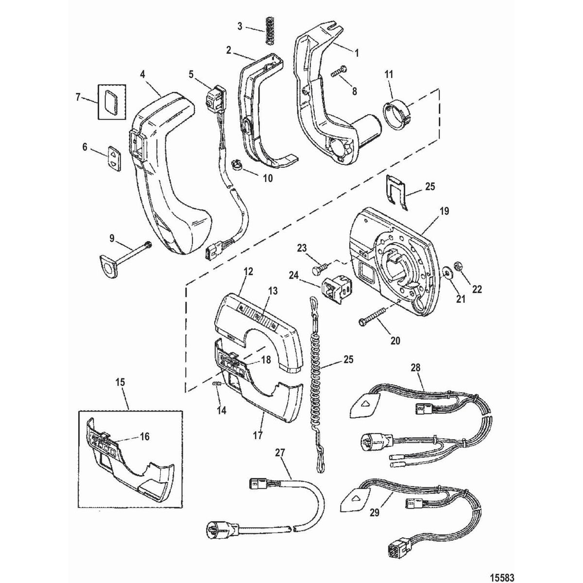 Mercury Marine Qualifies for Free Shipping Mercury Commander 3000 Trim Switch #87-18286A41