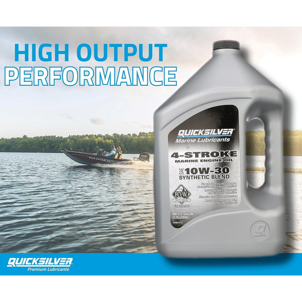 Mercury Marine Qualifies for Free Shipping Mercury Marine 10W30 Oil Synthetic Gallon #8M0142146