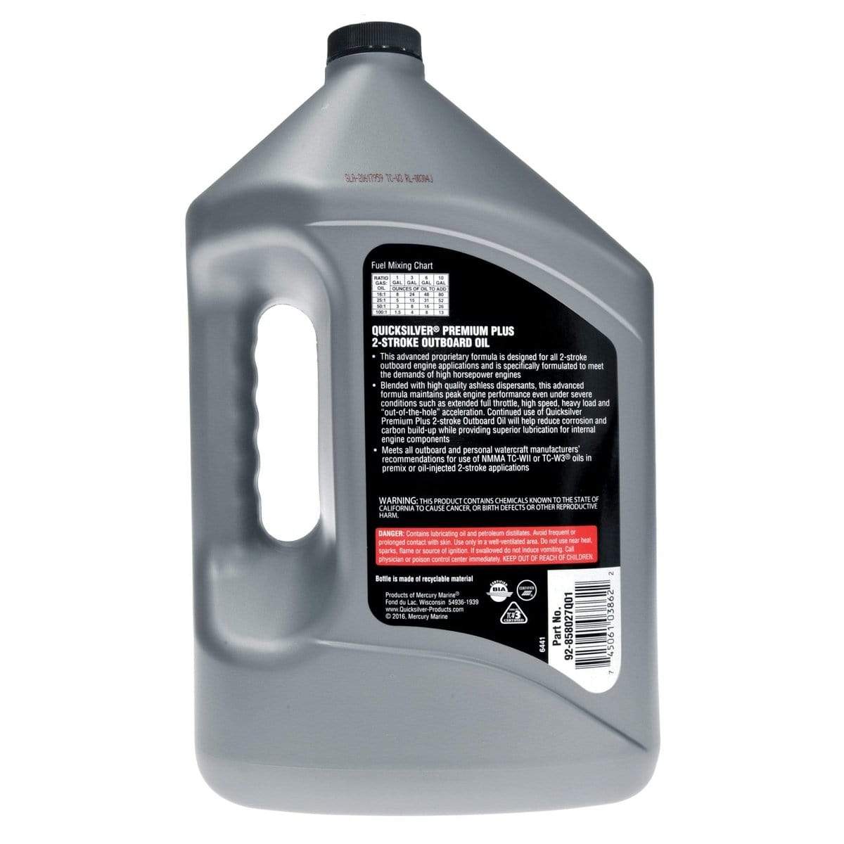 Mercury Marine Qualifies for Free Shipping Mercury Marine 2-Cycle Oil Standard Gallon #92-858027Q01