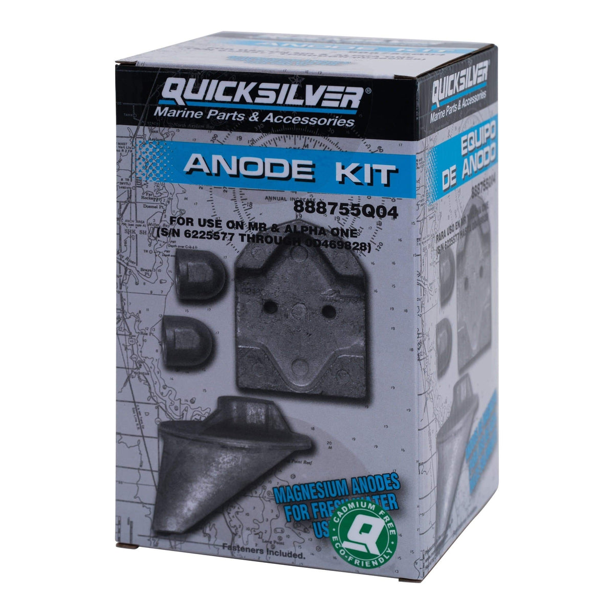 Mercury Marine Qualifies for Free Shipping Mercury Marine Anode Kit #97-888755Q04