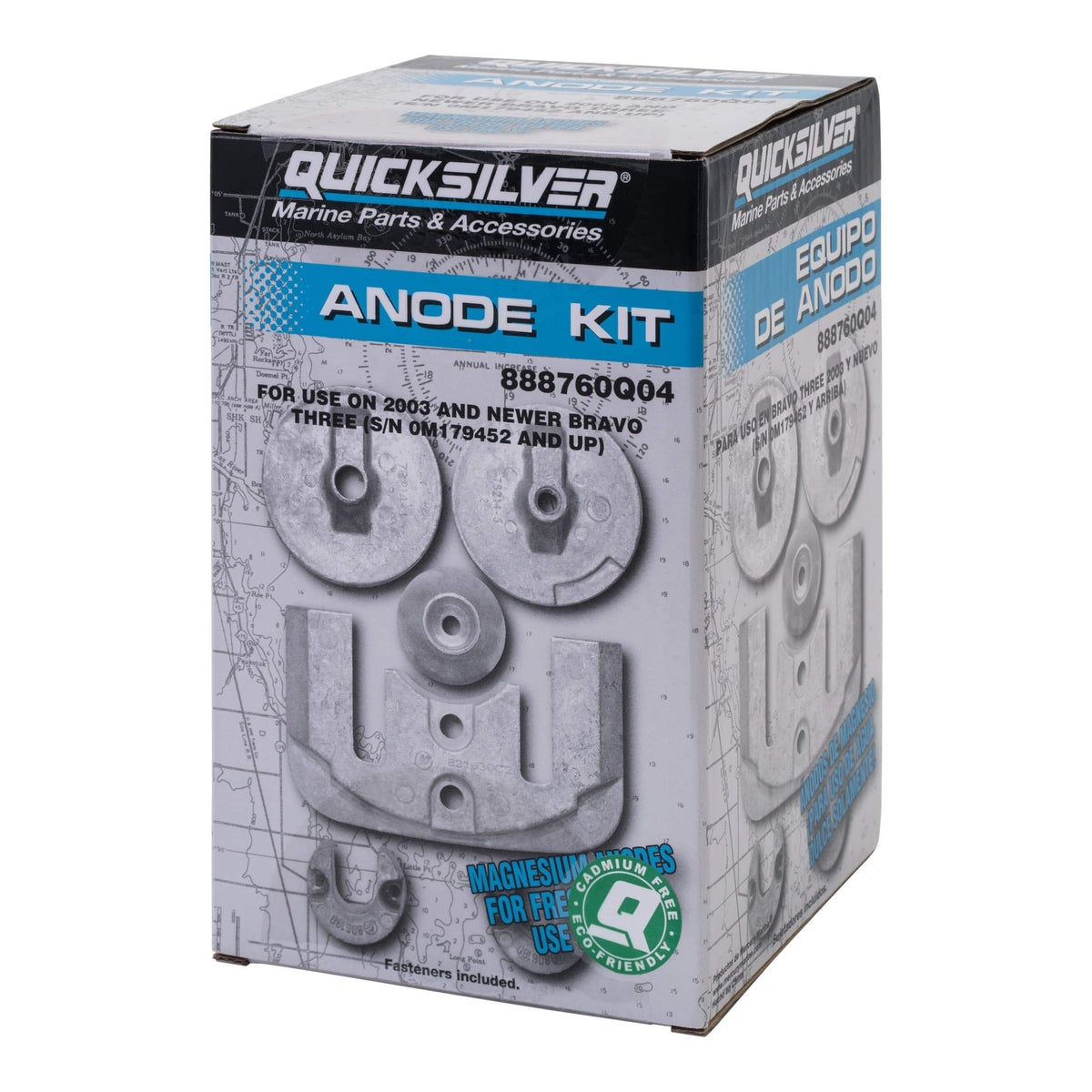Mercury Marine Qualifies for Free Shipping Mercury Marine Anode Kit Magnesium Bravo Iii #97-888760Q04