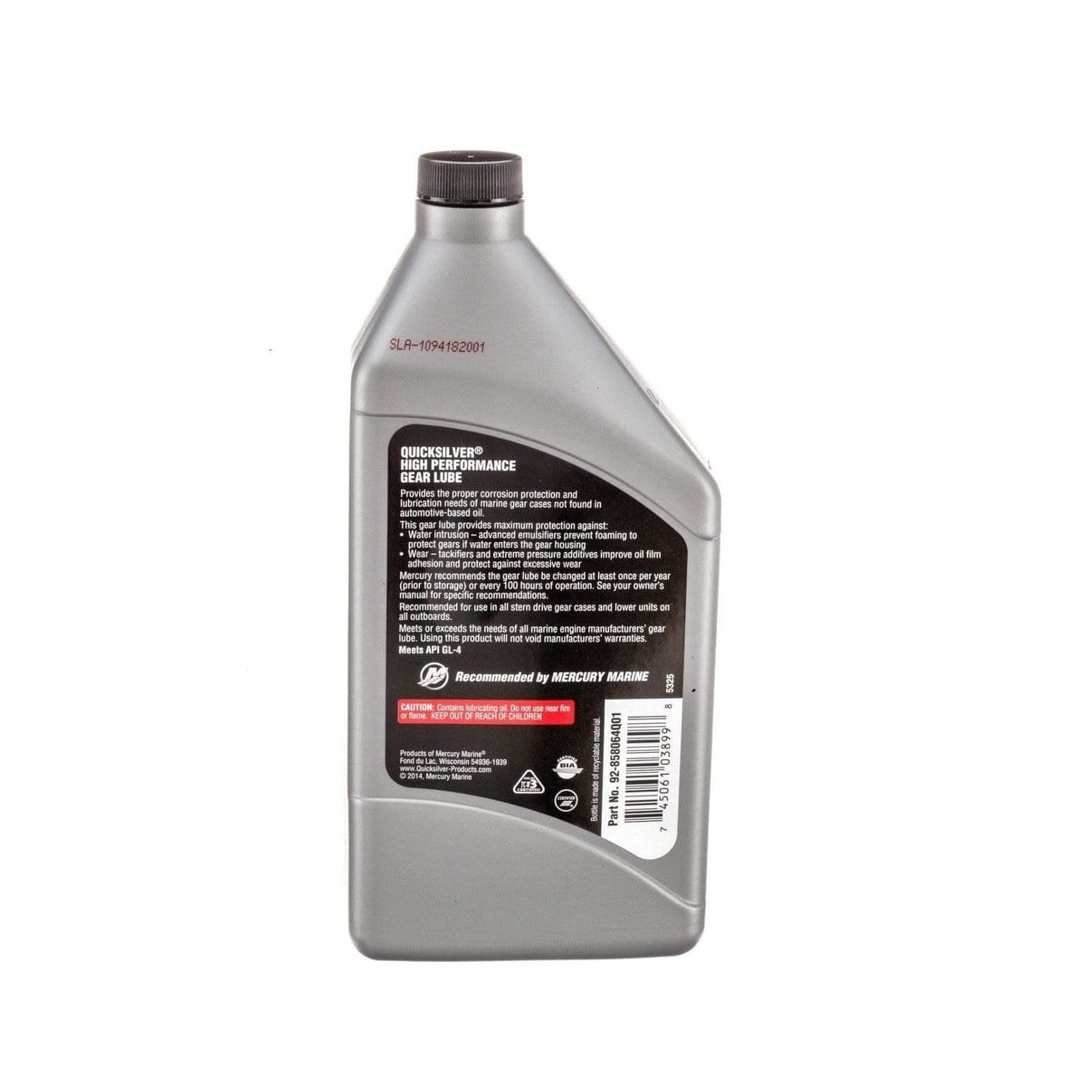 Mercury Marine Qualifies for Free Shipping Mercury Marine Gear Lube Hi-Performance Synthetic Quart #92-858064Q01