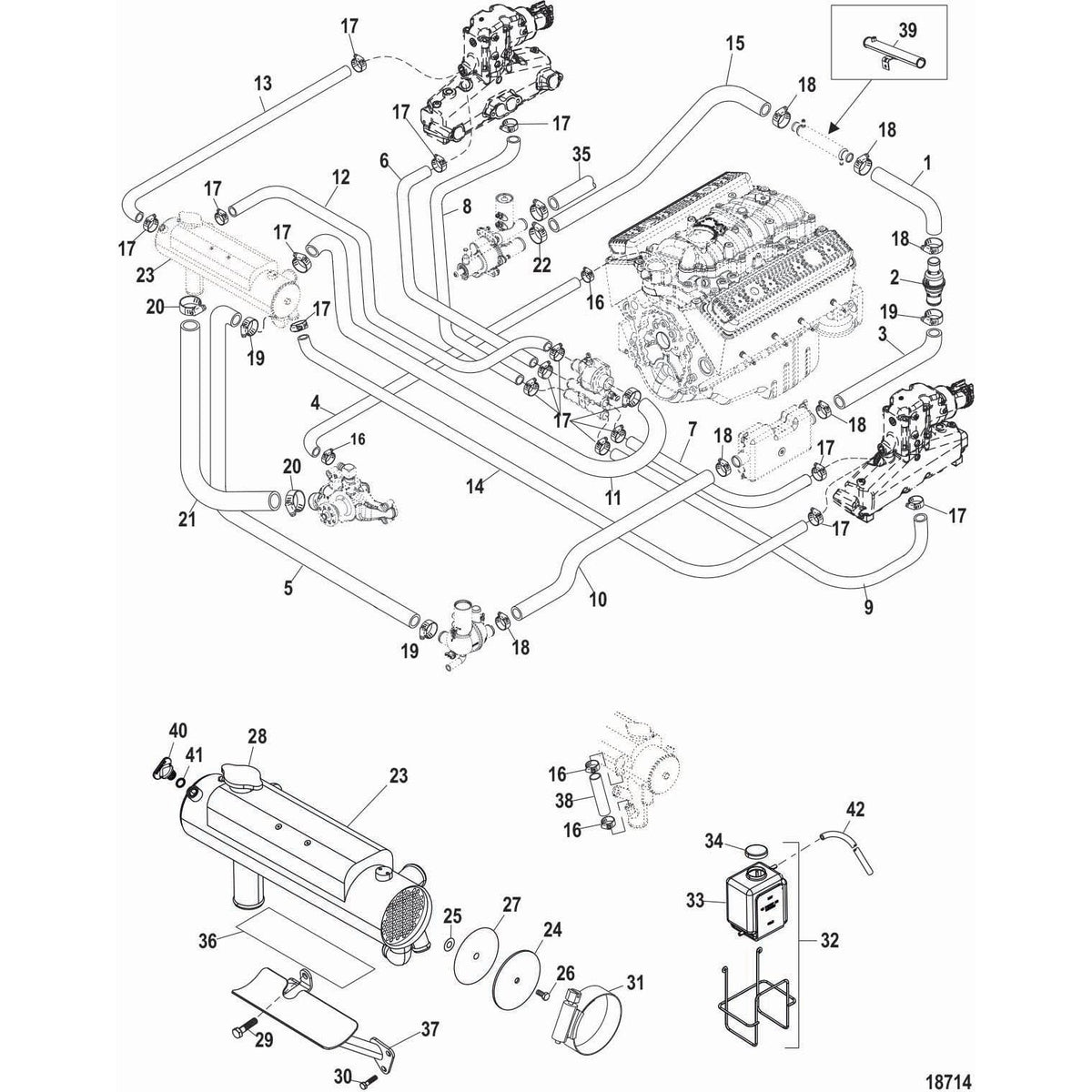 Mercury Marine Qualifies for Free Shipping Mercury Marine Hose #864726
