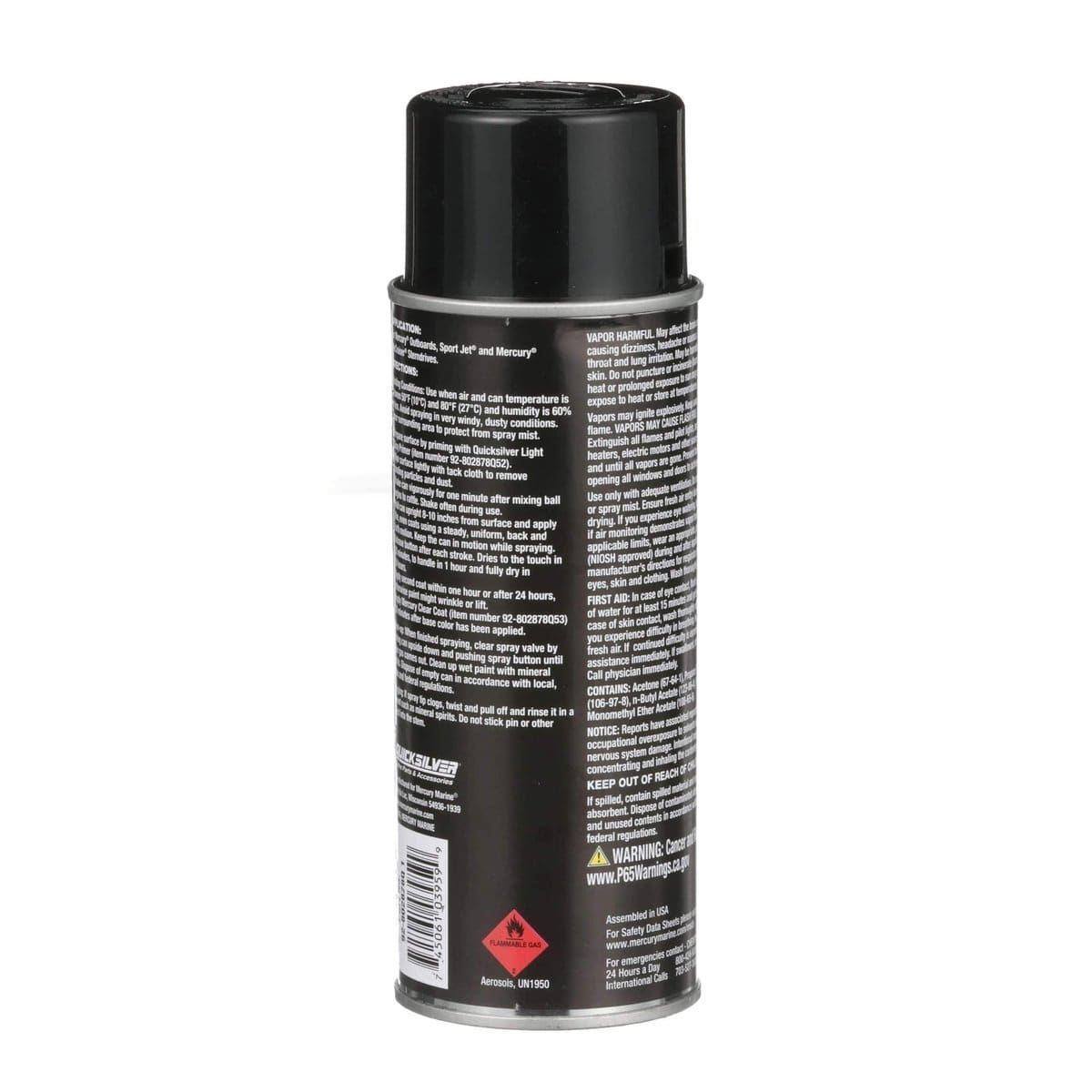 Mercury Marine Qualifies for Free Shipping Mercury Marine Phantom Black Paint 12oz #92-802878Q1