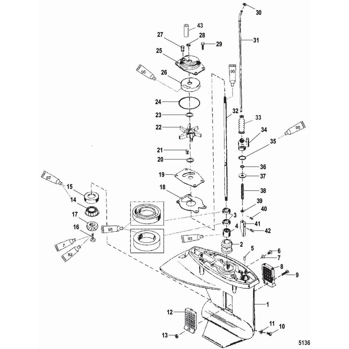 Mercury Marine Qualifies for Free Shipping Mercury Marine Seal #85090001