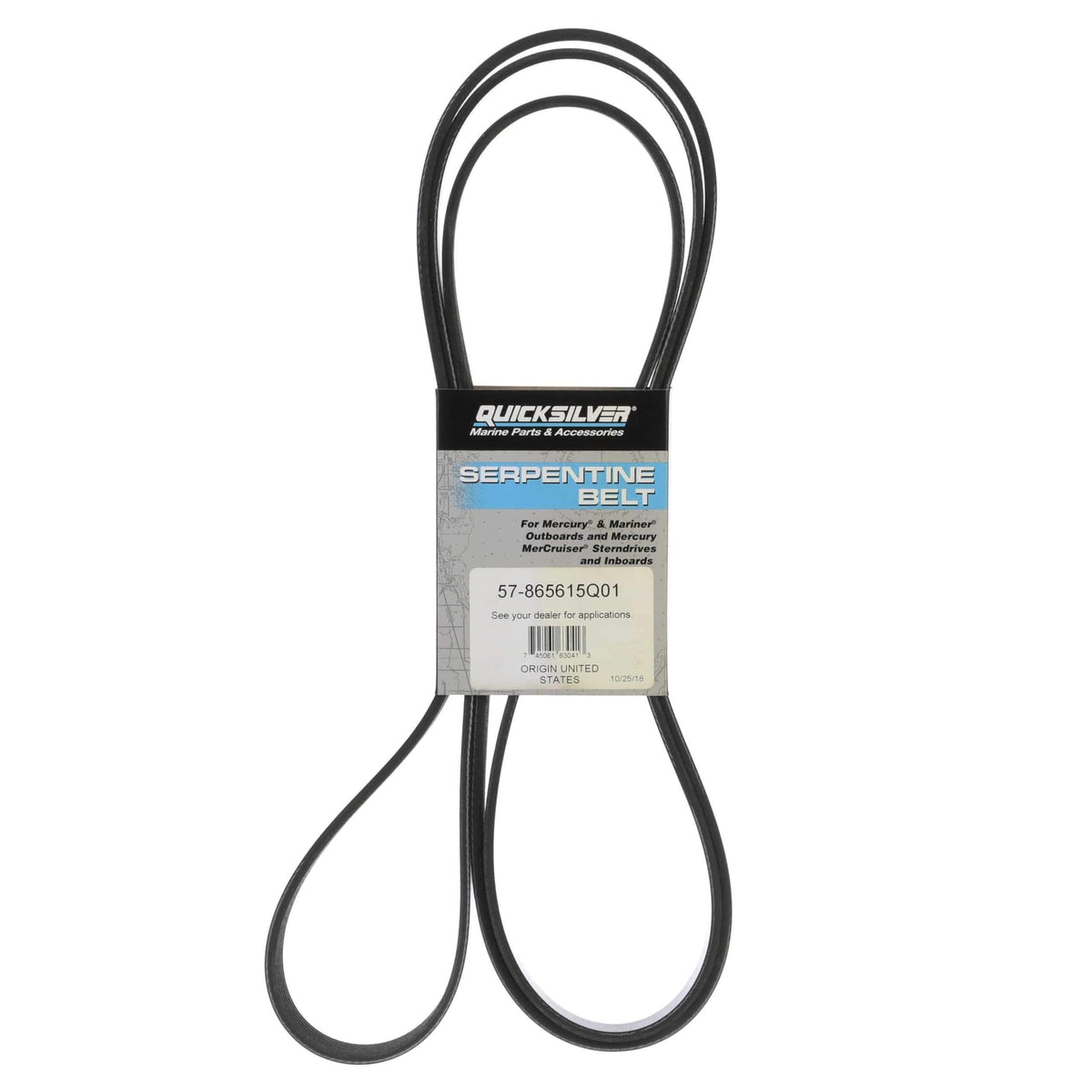 Mercury Marine Qualifies for Free Shipping Mercury Marine Serpentine Belt #57-865615Q01