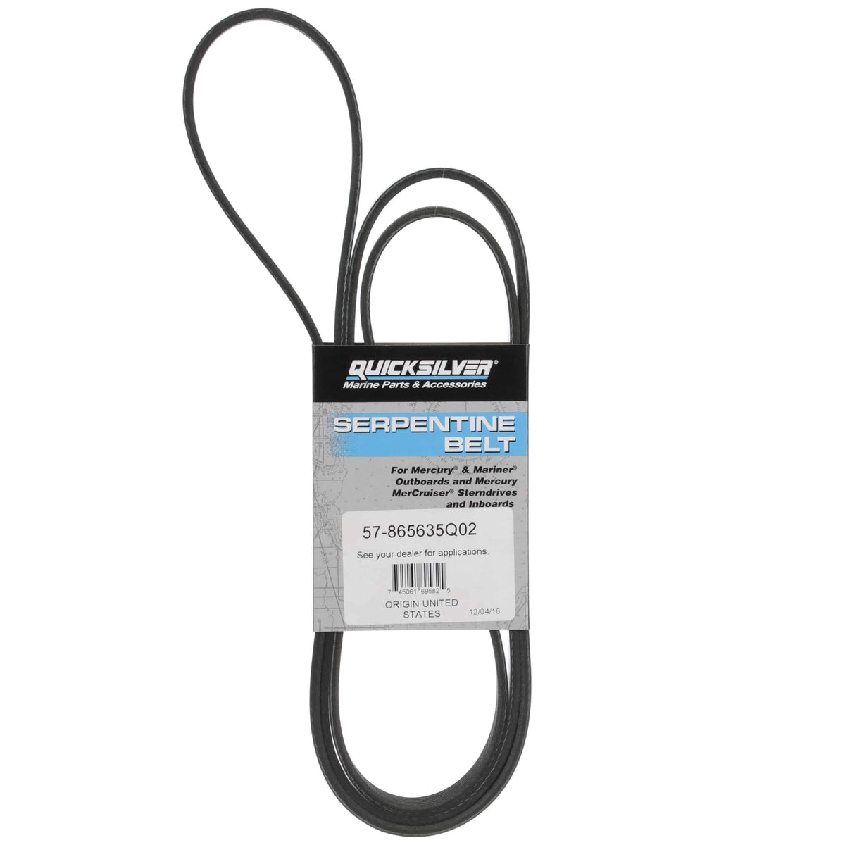 Mercury Marine Qualifies for Free Shipping Mercury Marine Serpentine Belt #57-865635Q02