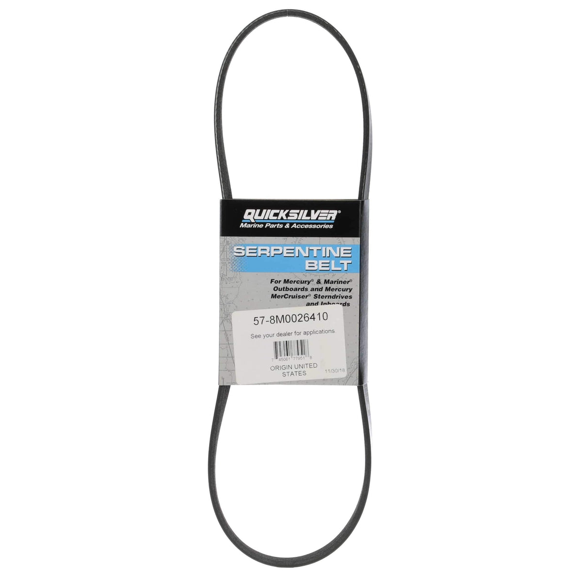 Mercury Marine Qualifies for Free Shipping Mercury Marine Serpentine Belt #57-8M0026410
