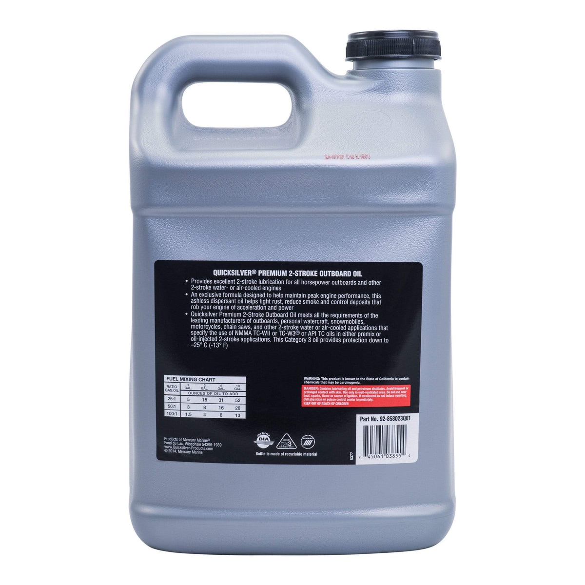 Mercury Marine Qualifies for Free Shipping Mercury Marine TCW3 Premium 2.5 Oil Gallon #92-858023Q01