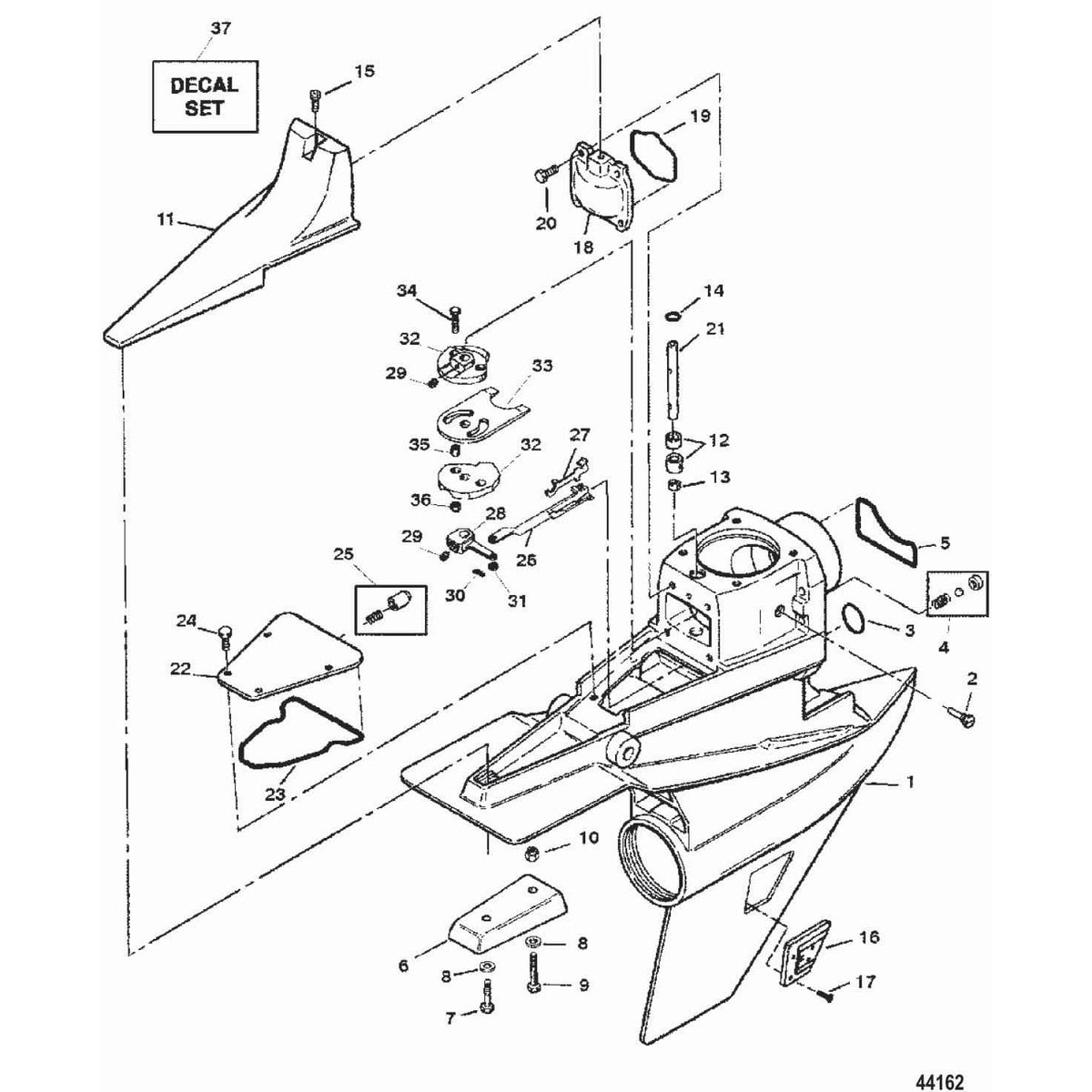 Mercury Marine Qualifies for Free Shipping Mercury Marine Yoke & Cam Assembly #806552A1