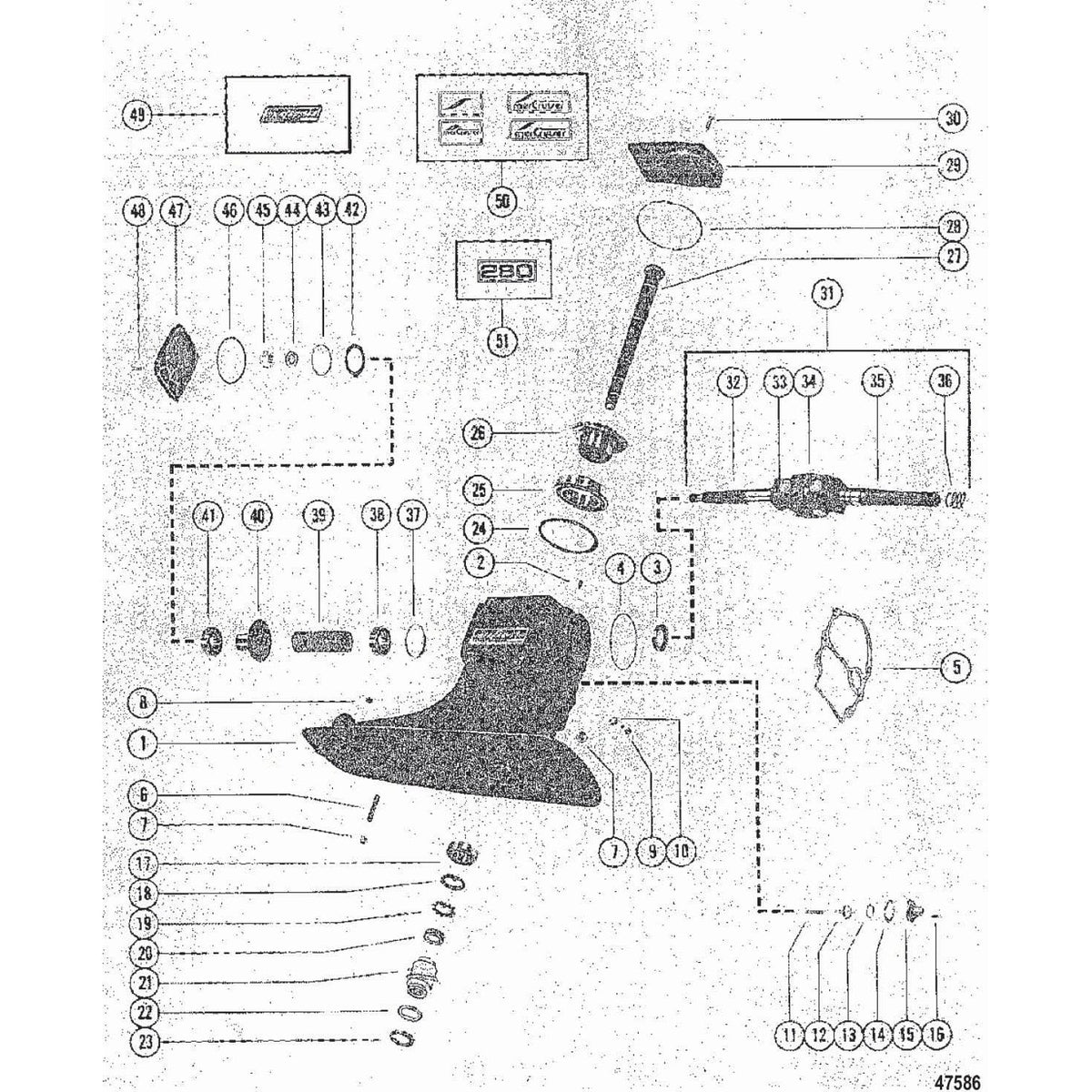 Mercury Marine Qualifies for Free Shipping Mercury Shim Set #55499A1