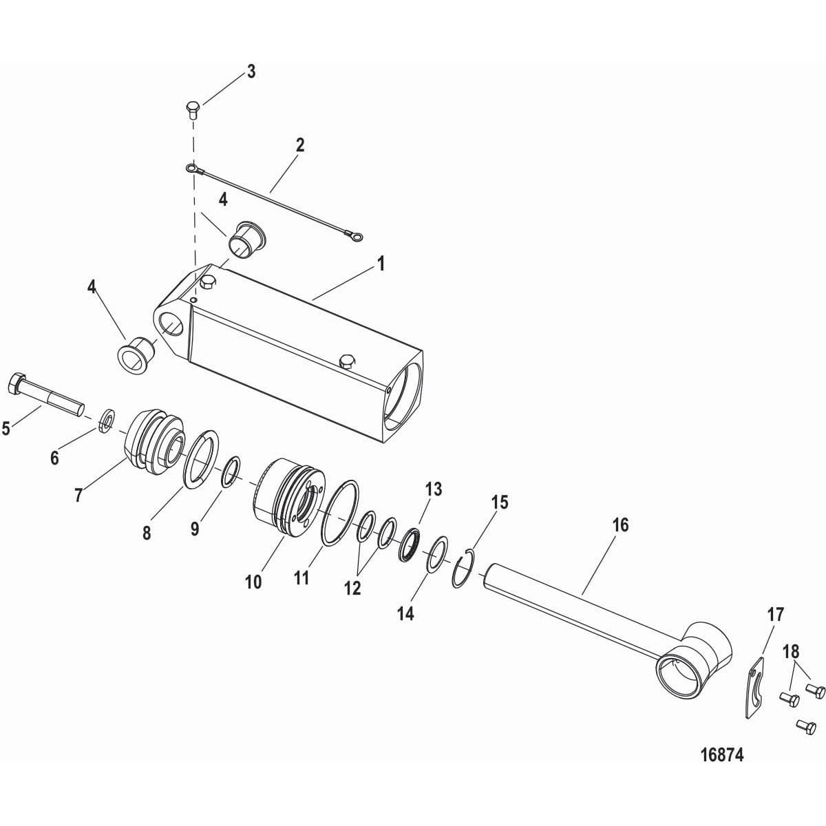 Mercury Marine Qualifies for Free Shipping Mercury Trim Cylinder Bushing #23-815950 1