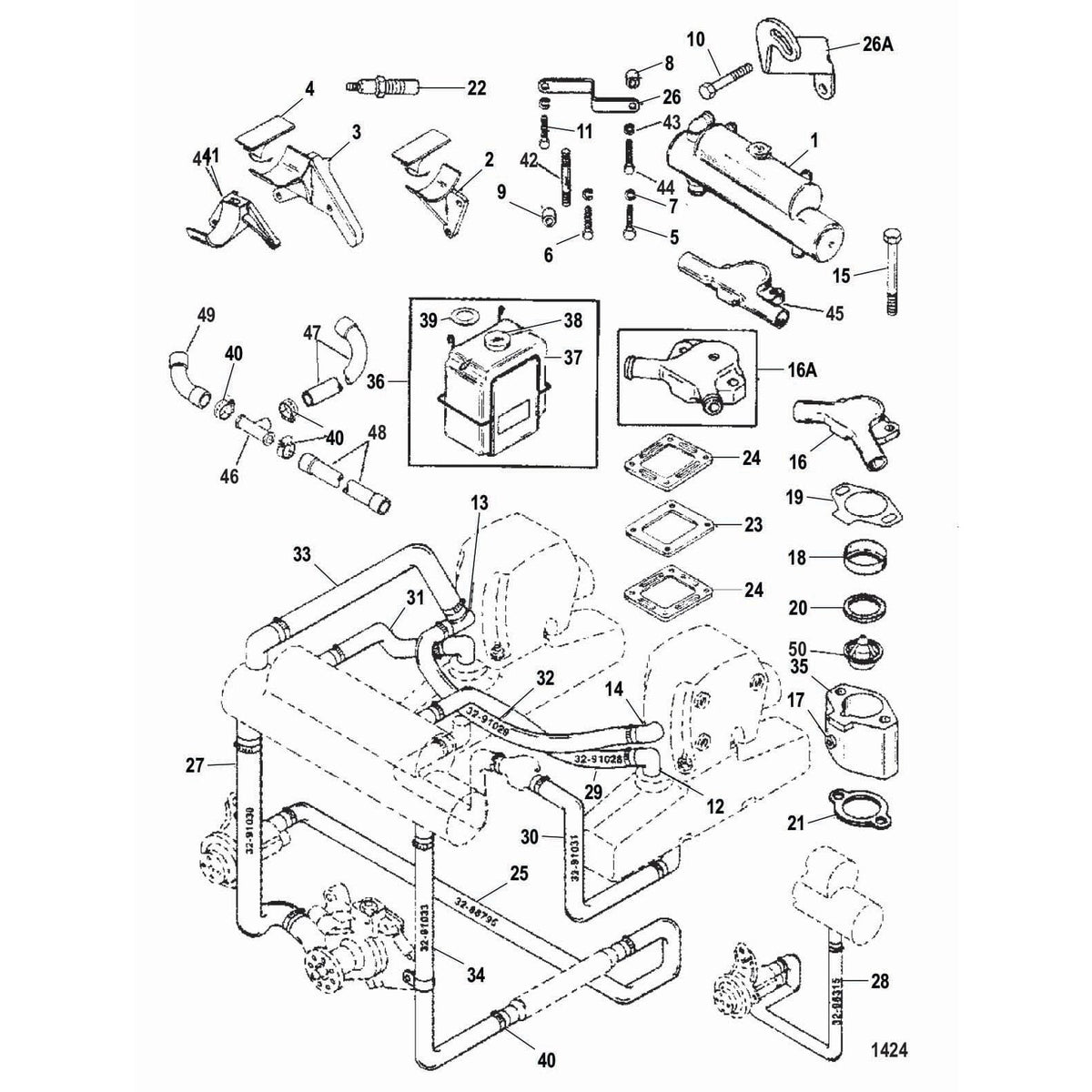 Mercury Marine Qualifies for Free Shipping Mercury Water Pump Impeller #16154Q03