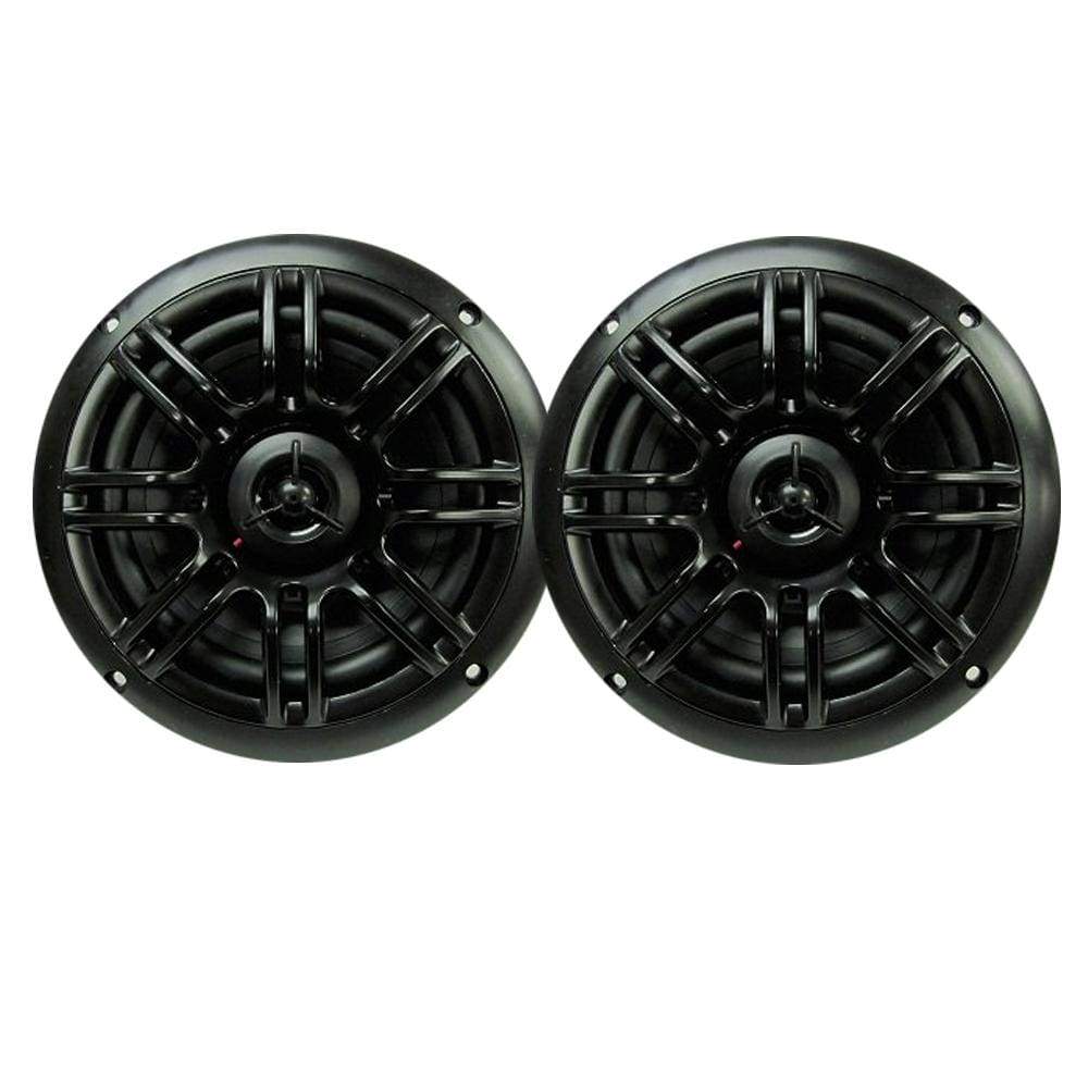 Milennia Qualifies for Free Shipping Milennia 6.5" 150w 2-Way Black Marine Speakers SPK652B #MILSPK652B