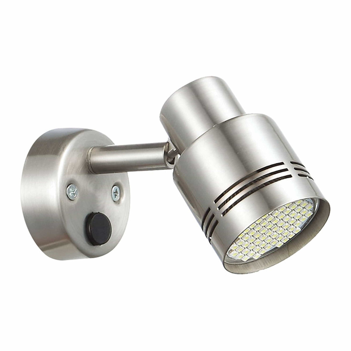 Ming's Mark Qualifies for Free Shipping Ming's Mark Camping 12v LED Reading Light Fixture Brushed Nickel #9090108