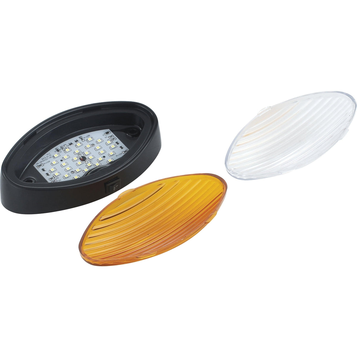 Ming's Mark Qualifies for Free Shipping Ming's Mark LongLife 12v LED Oval Porch Light with Switch Black #9090131