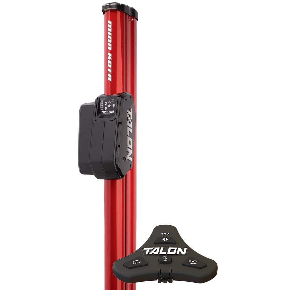 Minn Kota Not Qualified for Free Shipping Minn Kota Talon BT 8' Anchor with Foot Pedal Red #1810430/PEDAL