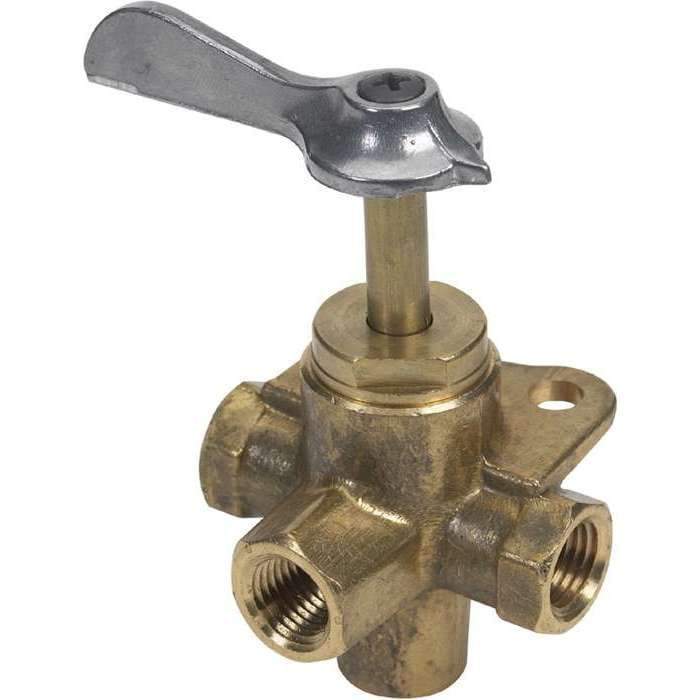 Moeller Qualifies for Free Shipping Moeller 1/4" NPT Brass 4-Way Valve #033304-10