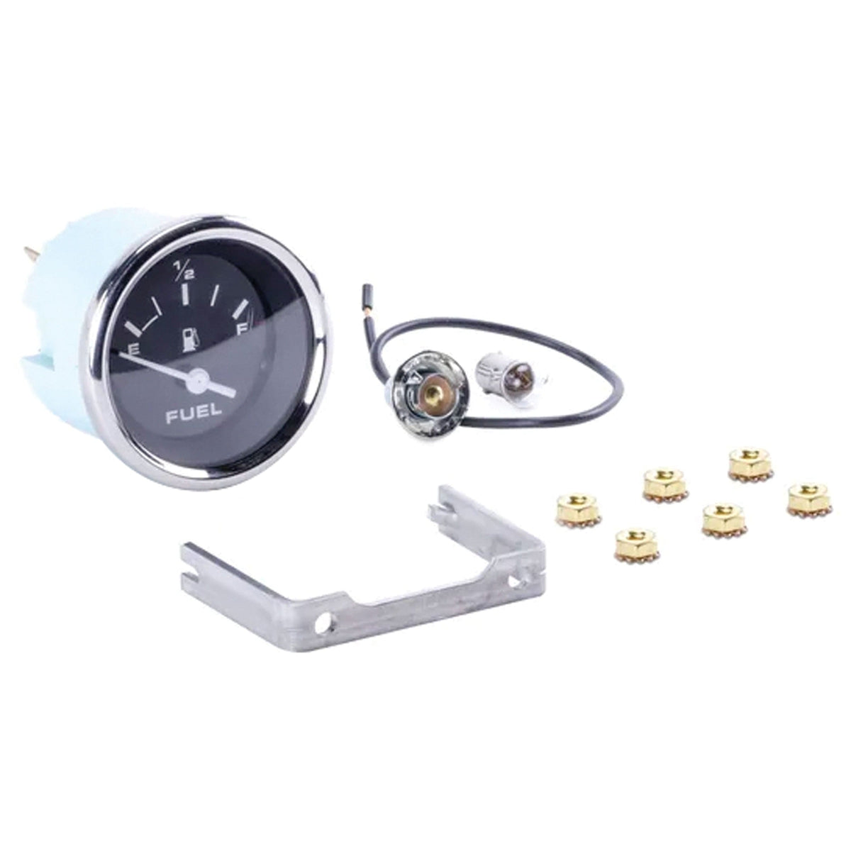 Moeller Qualifies for Free Shipping Moeller Dash-Mounted 12v Electric Fuel Gauge 2" Black/White #035727-10-1