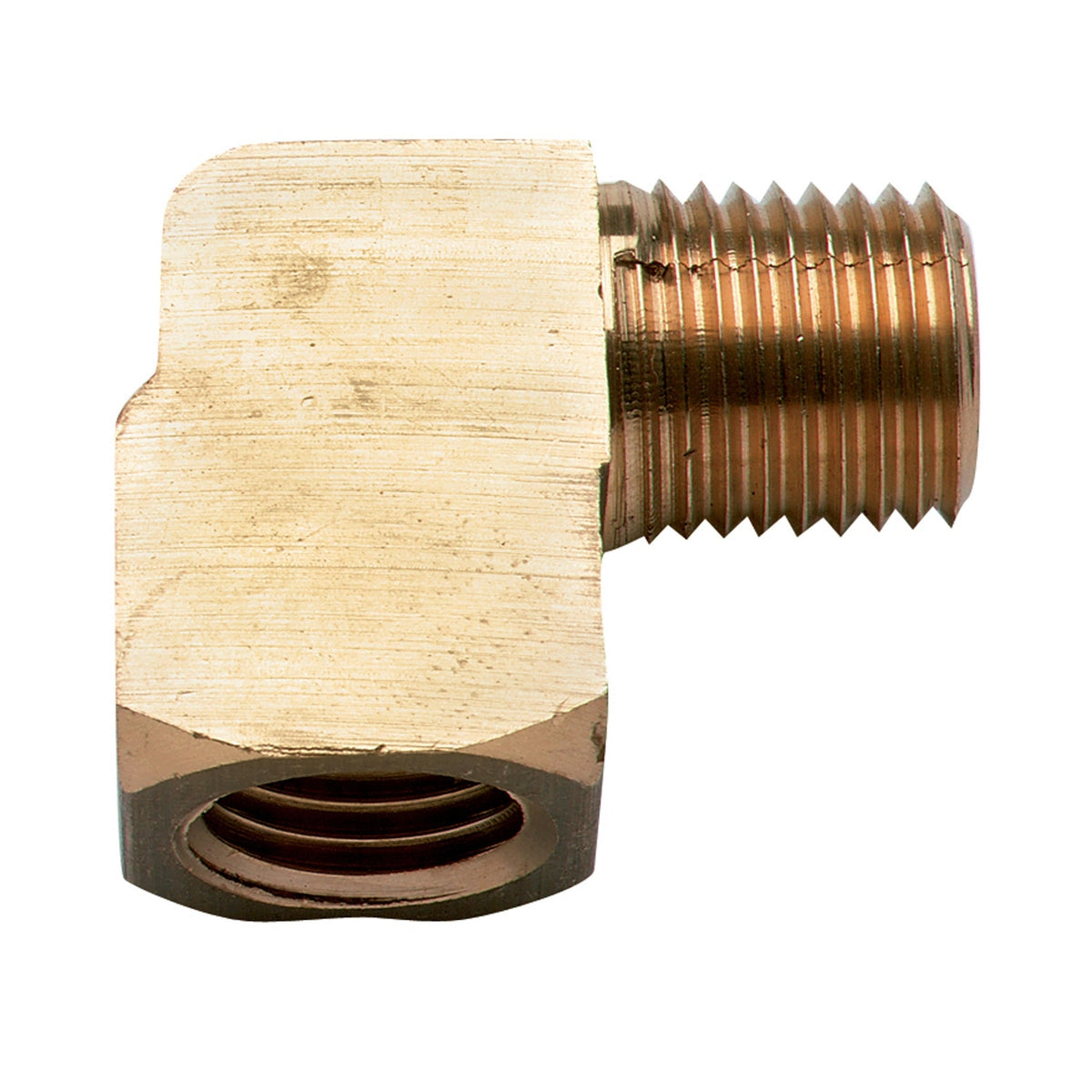Moeller Male/Female 1/4" NPT Brass Elbow #033436-10
