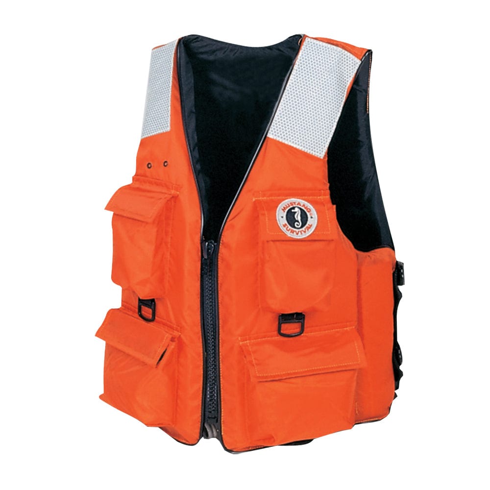 Mustang Survival Qualifies for Free Shipping Mustang 4-Pocket Flotation Vest 2XL Orange #MV3128T2-2-XXL-216