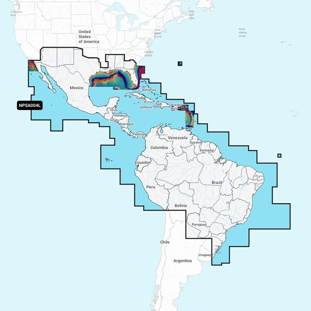 Navionics Qualifies for Free Shipping Navionics Platinum+ NPSA004l Mexico Caribbean to Brazil #010-C1364-40