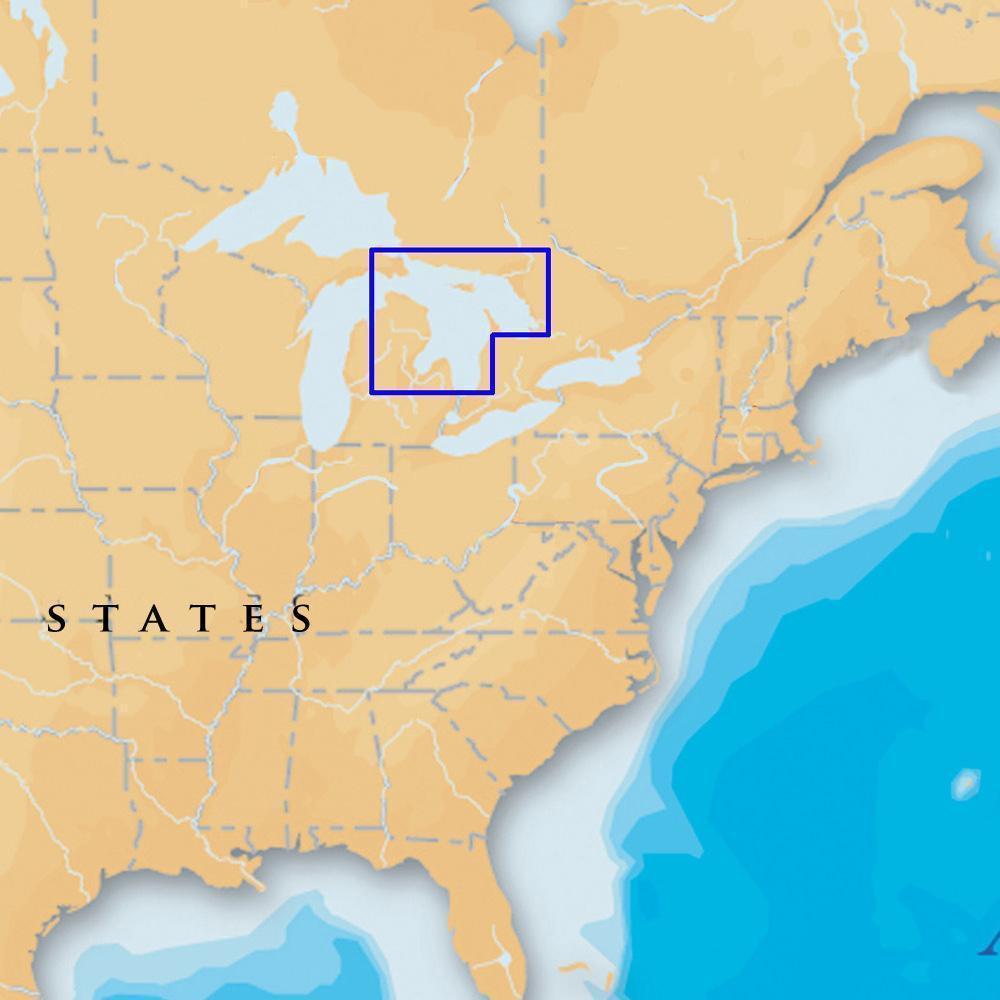 Navionics Platinum Plus Lake Huron on SD/MicroSD #MSD/652P Plus