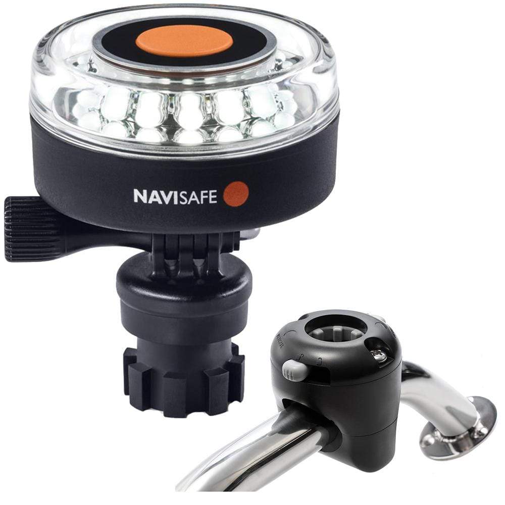 Navisafe Qualifies for Free Shipping Navisafe White 2nm 360-Degree Navilight with Black Rail #040KIT