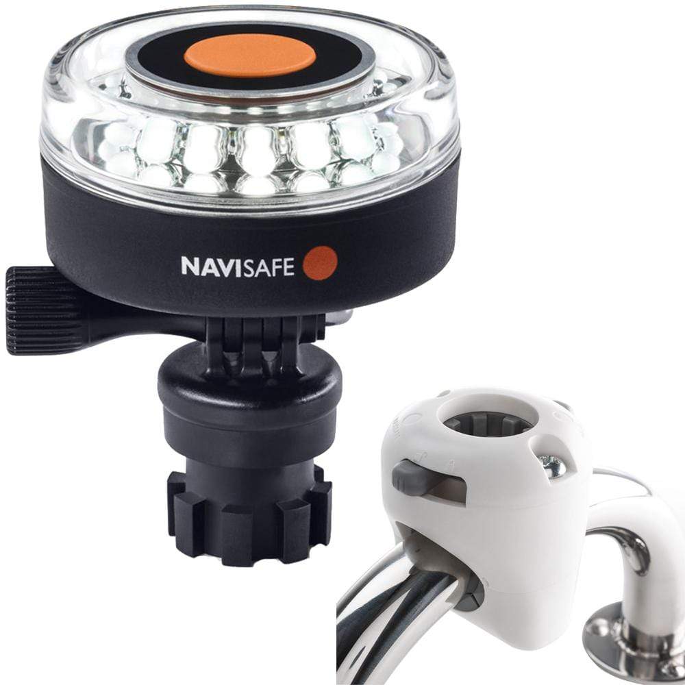 Navisafe Qualifies for Free Shipping Navisafe White 2nm 360-Degree Navilight with White Rail #040KIT3