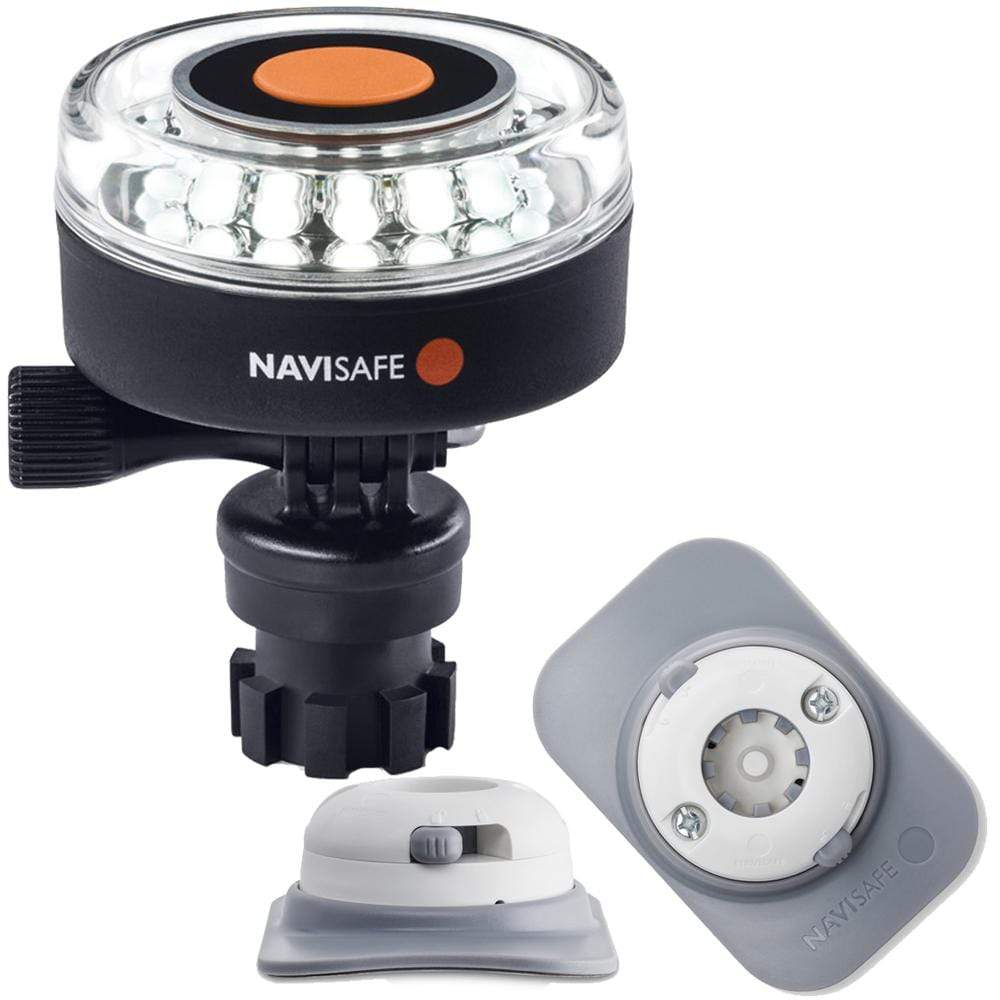 Navisafe Qualifies for Free Shipping Navisafe White 2nm 360-Degree Navilight with White Rib Mount #040KIT4