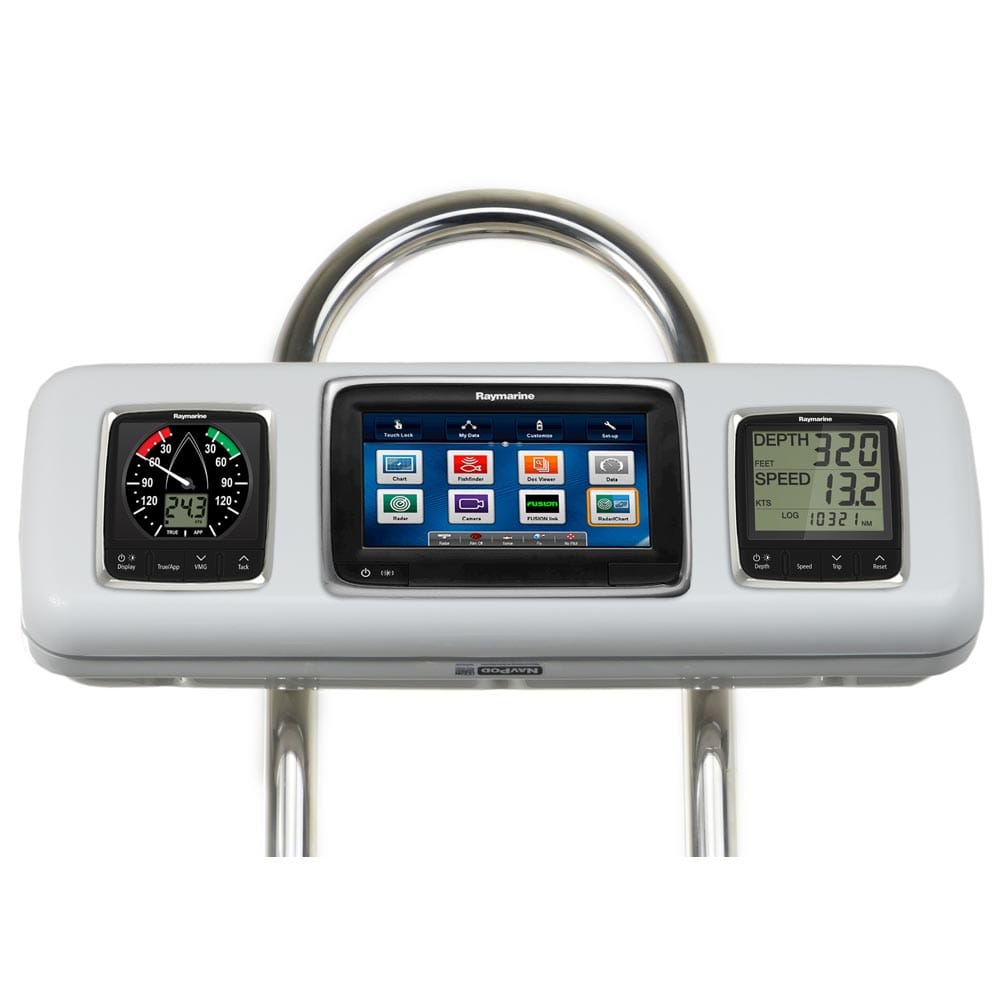 NavPod Qualifies for Free Shipping NavPod SystemPod Pre-Cut for Raymarine A75/A77/A78 and Two #GP1605