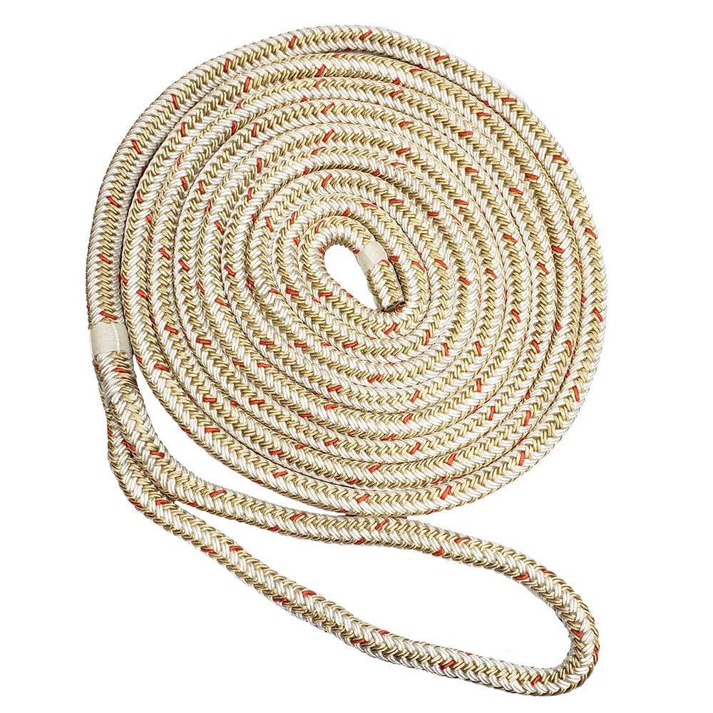 New England Ropes Qualifies for Free Shipping New England Rope 3/4" x 35' Nylon Double Braid Dock Line #C5059-24-00035