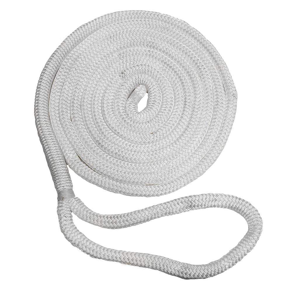 New England Ropes Qualifies for Free Shipping New England Rope 3/4" x 50' Nylon Double Braid Dock Line #C5050-24-00050