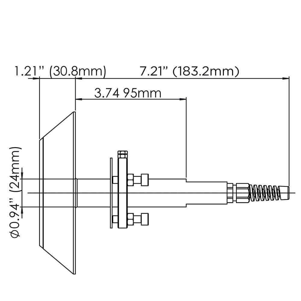 Ocean LED Colours Thru-Hull HD Gen2 Underwater Light #001-500733