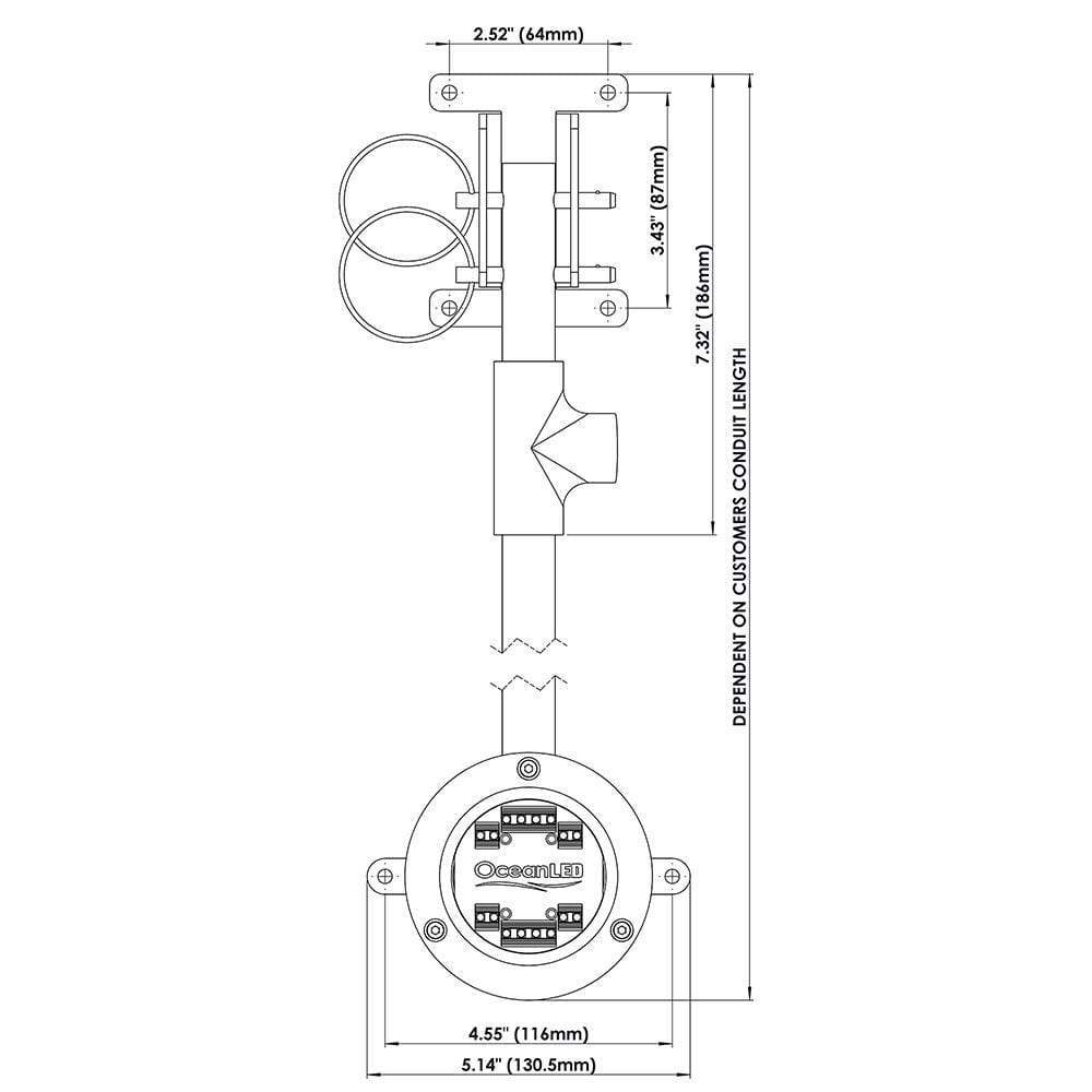Ocean LED Qualifies for Free Shipping Ocean LED Sport S3116D Dock Light Midnight Blue #012104B