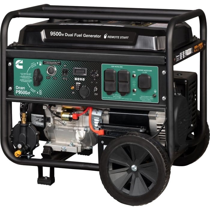 Onan Not Qualified for Free Shipping Onan 9500w Dual Fuel Port Generator #P9500DF