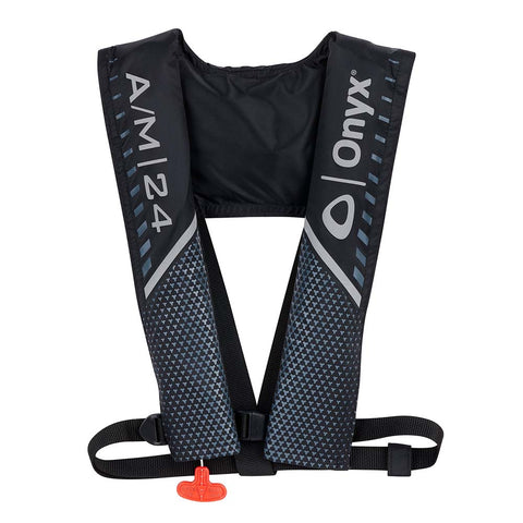 Onyx Outdoor Paddlesports Onyx A/M 24 Automatic/Manual Inflatable PFD - Black