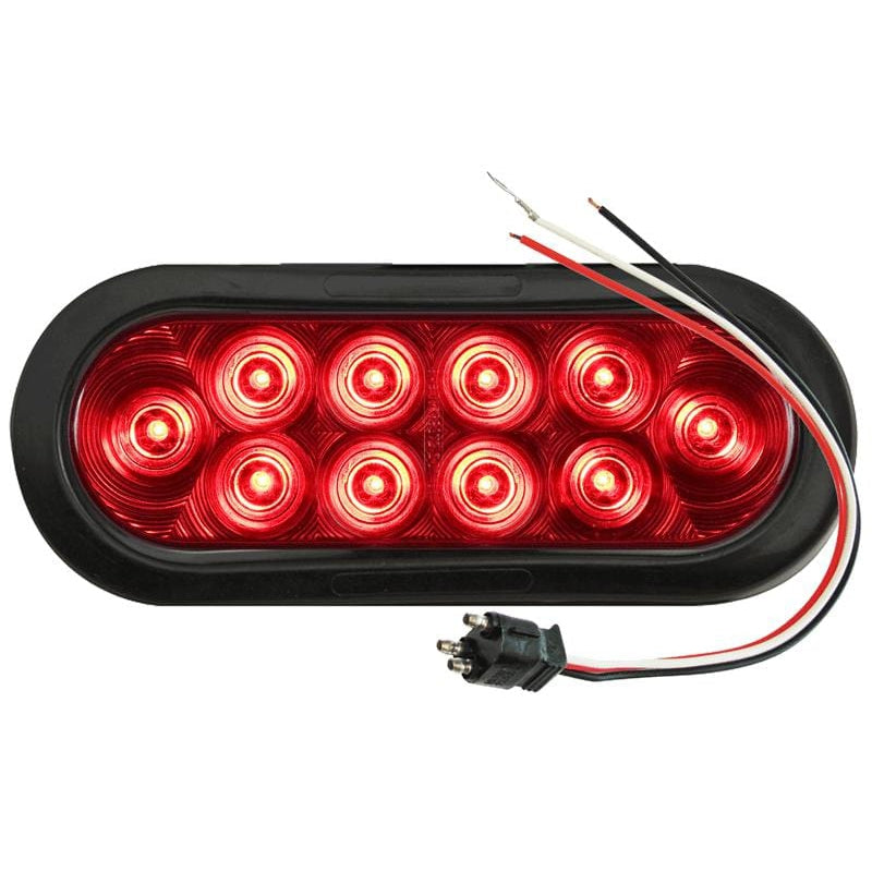 Optronics Qualifies for Free Shipping Optronics 10 LED 6" Oval Tail Light Kit #STL74RKBP