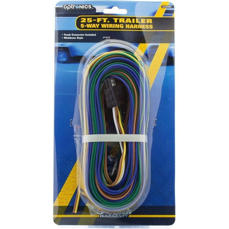Optronics Qualifies for Free Shipping Optronics 25' Wire Harness with 5-Pin Plug #A255WH