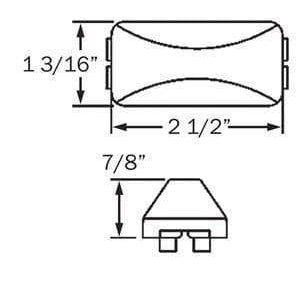 Optronics Amber Sealed Clearance-Marker Light #MC90AS