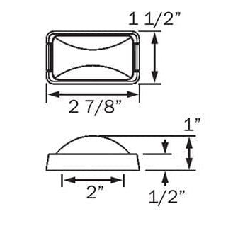 Optronics Qualifies for Free Shipping Optronics Clearance Marker Amber Sealed #MC92ABP